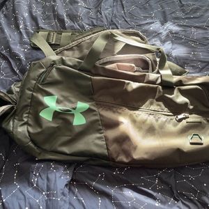 Green Under Around Duffle Gym Bag